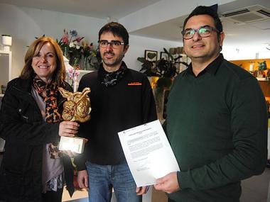 FLORISTERIA SA MORERA, ACONSEGUIEX EL  1ER PREMI DEL CONCURS DE MOSTRADORS  SANTANTONIERS 