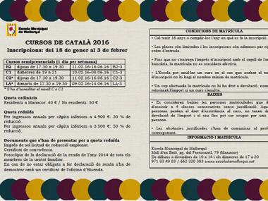 L’Escola de Mallorquí amplia l’oferta d’estudis de llengua i cultura gràcies a l’augment d’estudiants durant els darrers dos anys