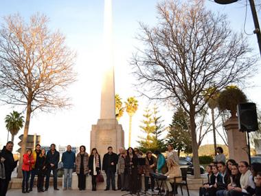 Manacor recupera l'ofrena floral a l'obelisc dedicat a Alcover