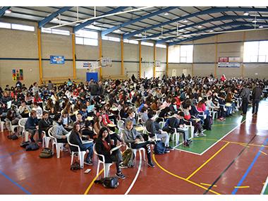 Prop de 500 alumnes de la comarca se citen a Manacor per resoldre els 30 reptes matemàtics de les proves Cangur