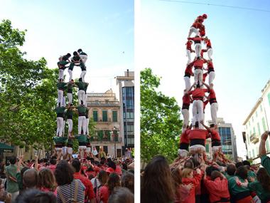 El 'pastís de pobre' més gros i solidari reivindica el comerç local i celebra un dia ple d'activitats en la programació de les Fires i Festes