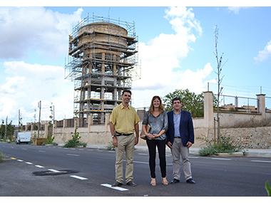 Comencen les obres en el dipòsit d’aigua que permetran que aquesta infrastructura s’utilitzi a ple rendiment