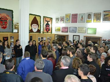 La careta del dimoni formada per les paraules que envolten la festa seran la imatge de la festa de Sant Antoni 2017