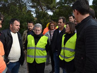 Manacor reclama que es millorin els accesos al nuclis costaners de la carretera de Porto Cristo - Cala Murada