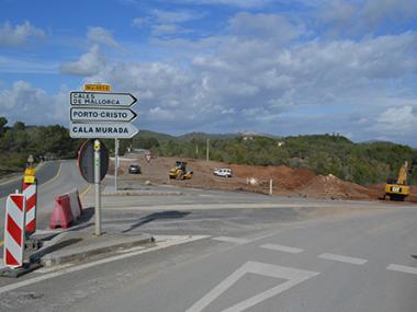 Manacor reclama que es millorin els accesos al nuclis costaners de la carretera de Porto Cristo - Cala Murada