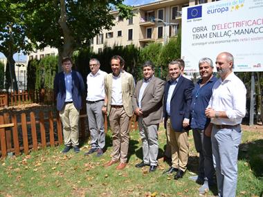 L’estació de Manacor acull l’acte simbòlic d'inici de les obres de l'electrificació de la línia de tren fins a Inca