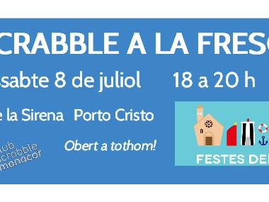 UNES VINT PERSONES PARTICIPEN A L'SCRABBLE A LA FRESCA