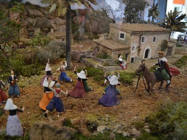 El nou betlem mallorquí de Manacor es podrà visitar fins el proper 7 de gener a la plaça de ses Verdures