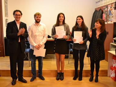 Carme Duran, Sebastià Capó i Camelia Viviana López es fan amb els premis als millors estudiants del municipi de Manacor