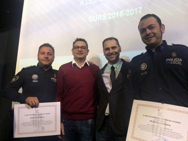 La bona feina dels Policies Tutors de Manacor i Porto Cristo, Andreu Alba i Llorenç Tortella, és reconeguda pel Govern