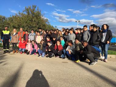 Els estudiants coneixen el funcionament del cicle de l’aigua amb visites a l’estació depuradora de Manacor