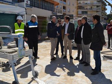 Les obres del Moll des Riuet estaran llestes el mes d’abril i per Setmana Santa no hi haurà afectació a la zona comercial