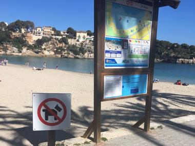 L’Ajuntament recorda que les platges urbanes del municipi són un espai públic no apte per als animals de companyia