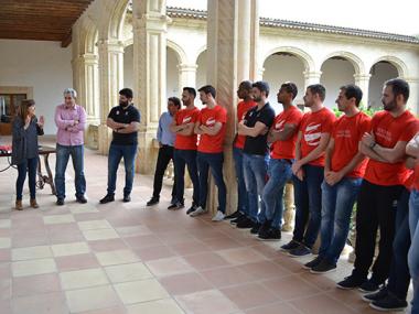 L'Ajuntament reconeix el primer equip masculí del Club Voleibol Manacor pel seu ascens a la màxima categoria
