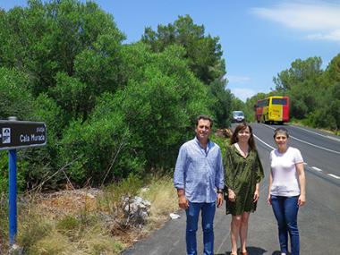 Els veïnats de Cales de Mallorca i cala Murada estrenen els nous accessos que ha millorat l’Ajuntament
