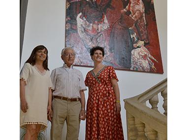 L’artista Mateu Sitges Febrer fa donació d’un quadre al poble de Manacor i ja es custodia a l’Ajuntament