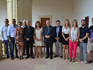 L’Ajuntament de Manacor rep el cardenal Lluís Francesc Ladaria i el felicita pel seu nomenament