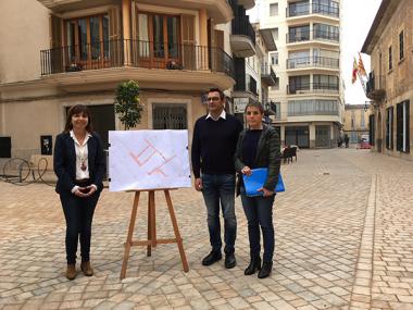 Manacor crea una nova zona per a vianants al voltant del Claustre, la plaça del Convent i la plaça Font i Roig