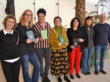 Les quatre autores guanyadores dels Premis Ciutat de Manacor presenten l'edició de les seves obres literàries