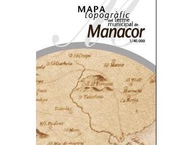 1er MAPA TOPOGRÀFIC DE L’AJUNTAMENT DE MANACOR. 