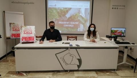 Roda de premsa de presentació dels vals de consum. 
