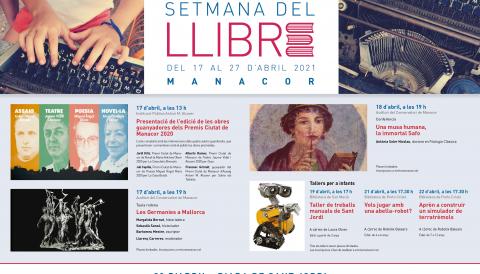 Cartell de la Setmana del Llibre 2021.