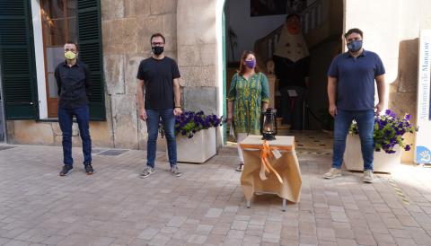 Entrega de la Flama del Canigó a Manacor. 