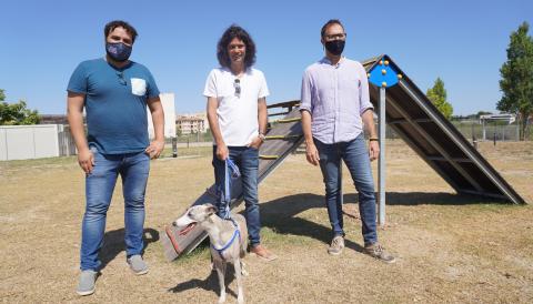 El batle de Manacor, Miquel Oliver; el delegat de Medi Ambient, Sebastià Llodrà; i el delegat de Serveis Generals, Carles Grimalt. 