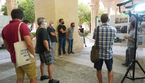 Inauguració de l'exposició del centenari del tren de Llevant. 