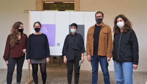 Inauguració de l'exposició Femme al Claustre de Sant Vicenç Ferrer. 