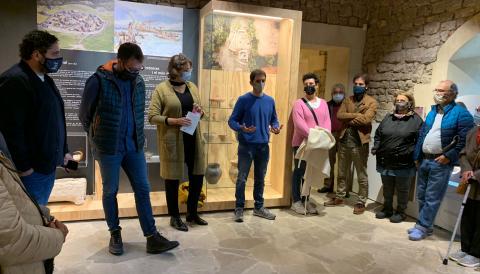 Inauguració de l'exposició 'El canvi climàtic també depèn de tu', aquest diumenge al Museu d'Història de Manacor. 