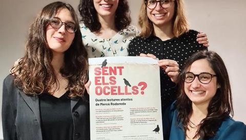 Sent els Ocells?  ha estat coordinat per Catalina Mir, Maria Palmer Clar, Llucia Serra i Irene Zurrón.
