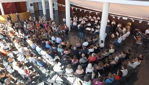 El hall de l'Auditori era ple a vessar aquest dissabte de matí. 