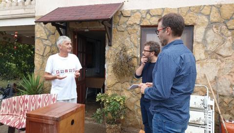 El batle de Manacor, Miquel Oliver, ha visitat aquest divendres els domicilis afectats per la tempesta. 