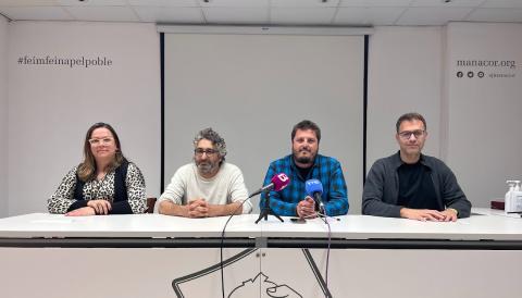 Presentació de la moció en suport de la compra de producte de Mallorca. 