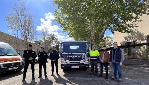 Presentació del nou Servei municipal de Grua 