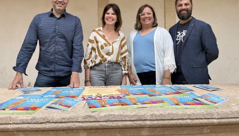 Miquel Oliver, Margalida Rosselló, Júlia Acosta i Mateu Marcé han presentat les Fires i Festes de primavera 2024. 