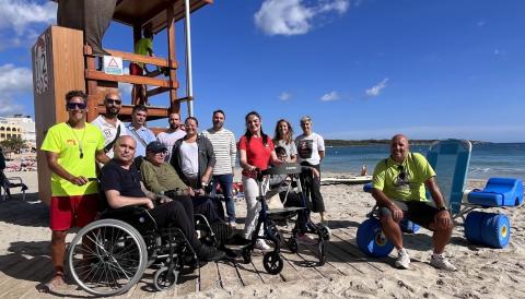 Balanç del Servei de platges per a persones amb mobilitat reduïda. 