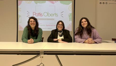 Presentació del balanç de la posada en marxa de Patis Oberts. 