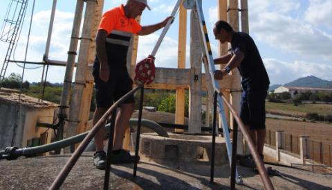 INICIATS ELS TREBALLS DE NETEJA  I DESINFECCIÓ DELS DIPÒSITS REGULADORS D'AIGUA