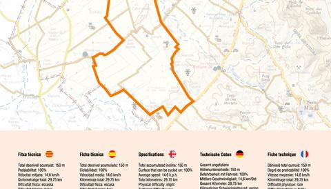 'MANACOR, PER L'INTERIOR':  TURISME EDITA I SENYALITZA  LA PRIMERA RUTA AMB BICICLETA DEL MUNICIPI