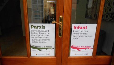 LES "PARAULES AMB ARRELS"  AL MERCAT DE MANACOR