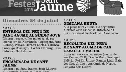 RECTA FINAL DE LES FESTES DE SANT JAUME