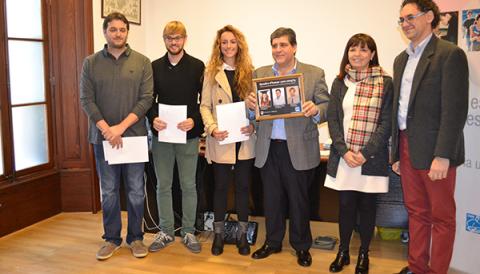 Maria de Lluc Nevot, Jordi Ballester i Sebastià Capó s’enduen els premis als millors estudiants universitaris del curs 2014-2015