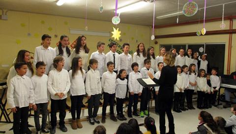 El Conservatori Municipal de Manacor i el CEIP Simó Ballester s’apleguen per celebrar la música i el Nadal
