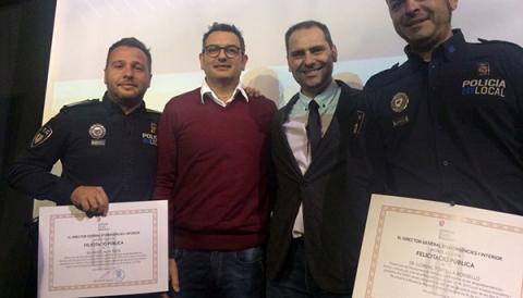 La bona feina dels Policies Tutors de Manacor i Porto Cristo, Andreu Alba i Llorenç Tortella, és reconeguda pel Govern
