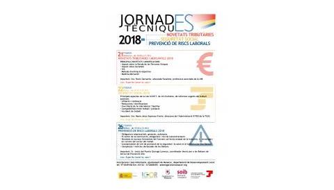 AVUI COMENCEN LES JORNADES TÈCNIQUES 2018