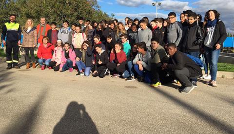 Els estudiants coneixen el funcionament del cicle de l’aigua amb visites a l’estació depuradora de Manacor