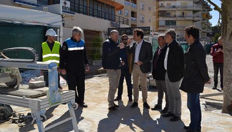 Les obres del Moll des Riuet estaran llestes el mes d’abril i per Setmana Santa no hi haurà afectació a la zona comercial