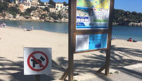 L’Ajuntament recorda que les platges urbanes del municipi són un espai públic no apte per als animals de companyia